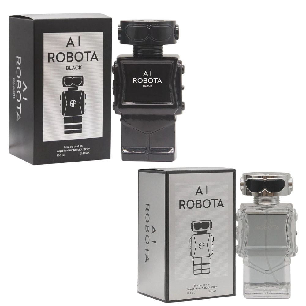 AI Robota Black Perfume for Men 3.4 oz